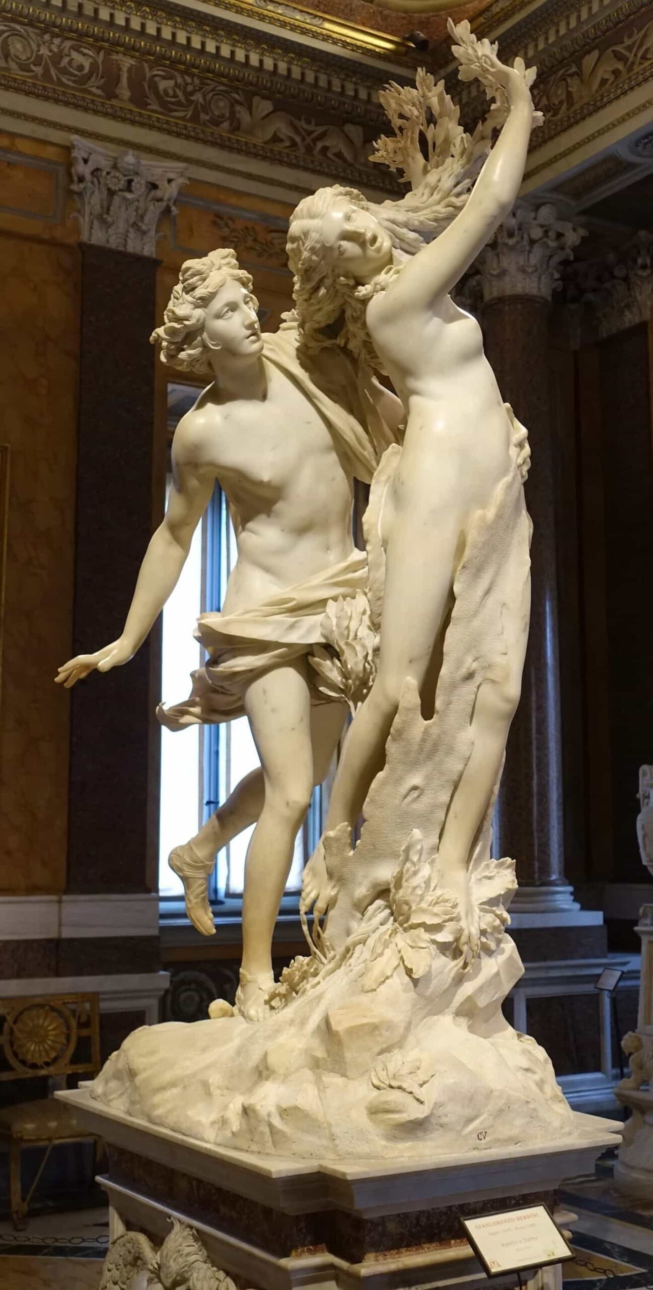 Apolo persigue a Dafne